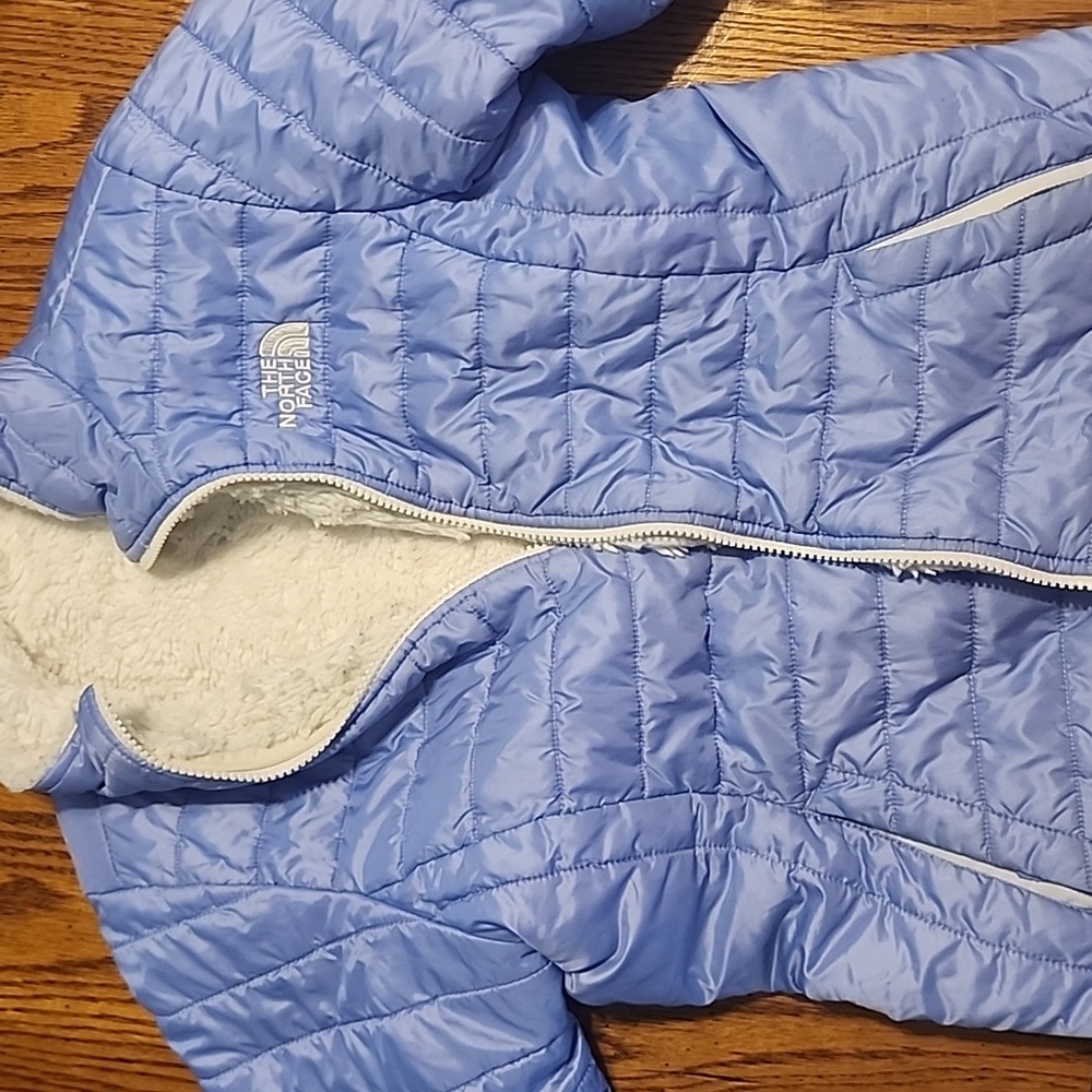 The North Face Sky Blue Quilted Jacket